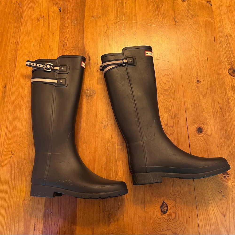 Black Hunter Boots size 9